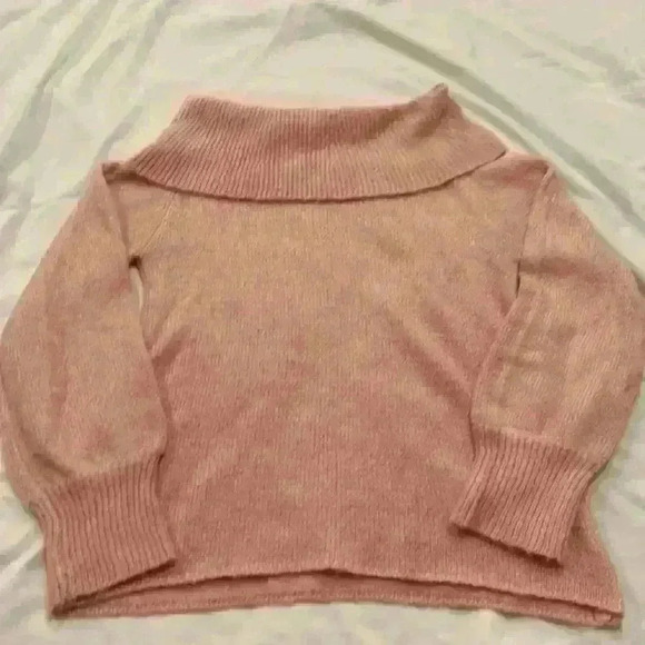 Francesca‎ Pink Cowl Sweater - Picture 1 of 4